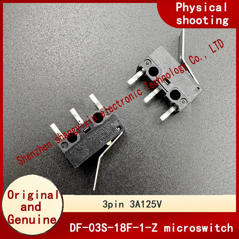 Original micro switch DF-03S-18F-1-Z Small travel limit detection Reset mouse 3A125V key switch