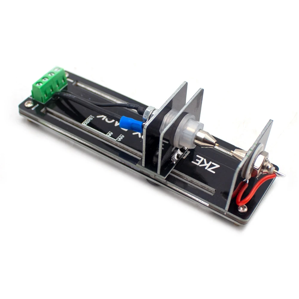 4-Wire Battery Testing Jig – For 18650/26650/21700/AAA, 10A Battery Clamp Test Stand