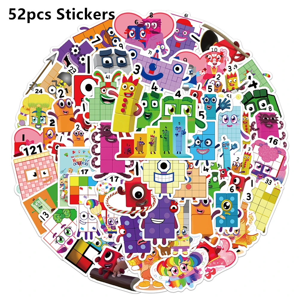 New 1Set Numberblocked Party Supplies 6