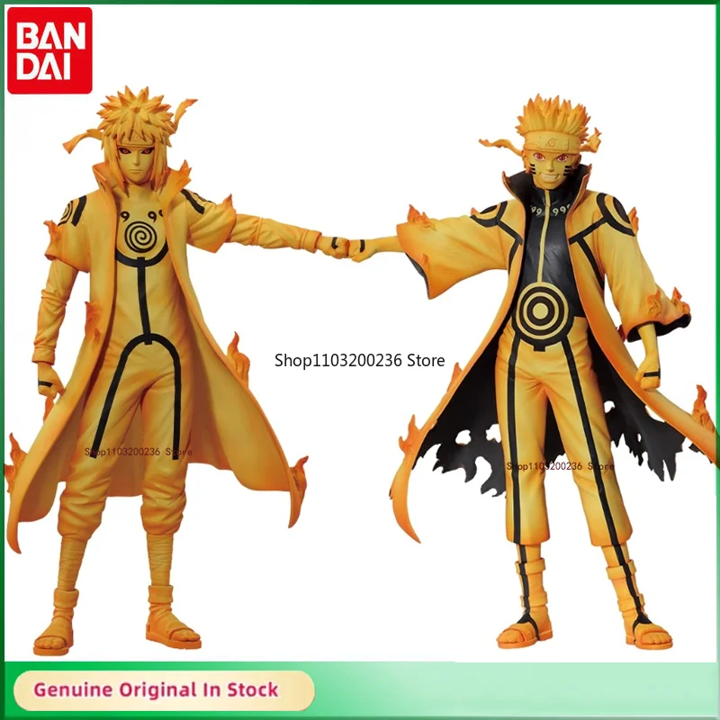 

BANDAI Ichiban Kuji NARUTO SHIPPUDEN CONNECTED FEELINGS Namikaze Minato&Uzumaki Naruto MASTERLISE Action Figure Model Gift