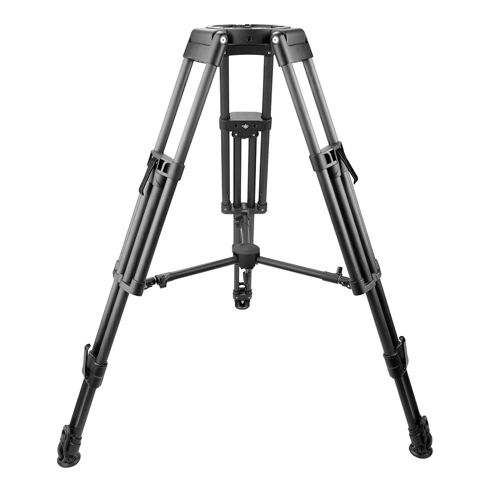 E-IMAGE ECT110 Carbon Fiber Heavy Duty Video Tripod With Base Flip Lock