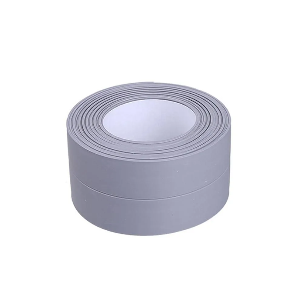 Mildew-proof Caulk Tape Self Adhesive Countertop Shower Tile Sealer Colorful Decorative Kitchen Sealant Strip Bathroom Tub