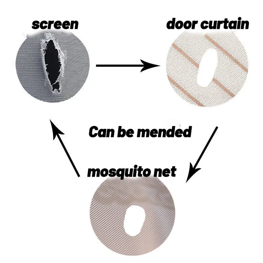 1/2pc okno komár sit' spravit páska anti-insect létat pletivo defekt děr spravit sebe lepidlo okno užitečný smlouvat pro domácí