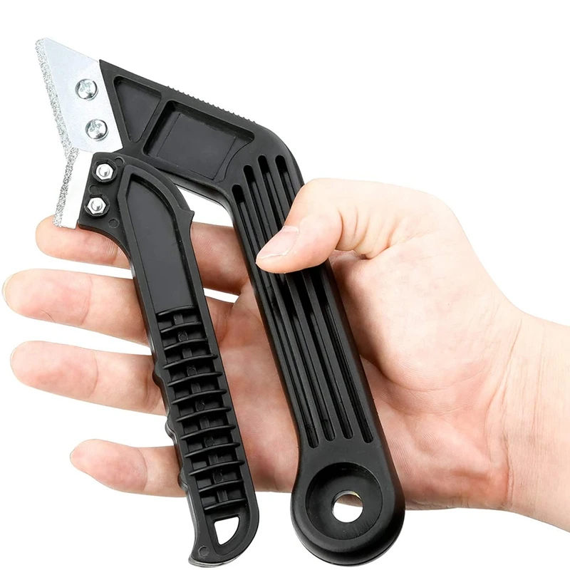 4 Pcs Grout Remover Grout Scraping Rake Tool With 8 Spare Blades Tungsten Carbide Heavy Duty Tile Grout Rake Tool