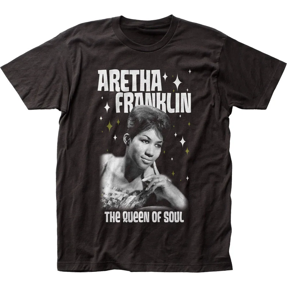 

Мужская футболка Aretha Franklin Soul Music с коротким рукавом, совершенно новая черная