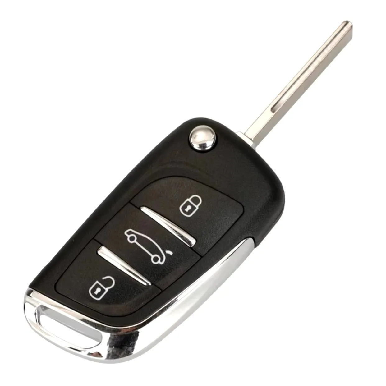 Jingxin 2/3 Buttons Modified Flip Car key for Peugeot Partner 307 308 407 408 3008 ASK/FSK 433MHz PCF7961 HU83/VA2 CE0536 Remote