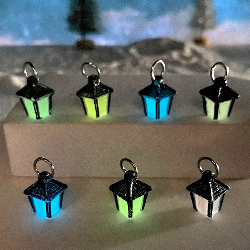 ミニ照明ハンギングツリーランタン、レトロな小さなランプ、モデルマイクロ風景装飾、ドールハウスミニチュアおもちゃ、1セット