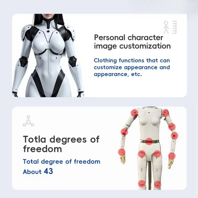 Bionic Humanoid Robot, Real Robot, Beauty Robot, Emotional Exchange and Life Interaction, Welcome Reception Robot - Image 3