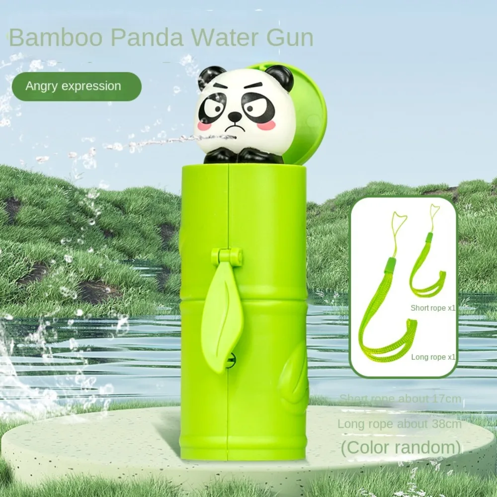 

Splashing Spray Beach Water Sprayer Panda Handheld Water Soaker Toys Easy To Fill Bamboo Water-Sprinkling Toy Kids Beach Games