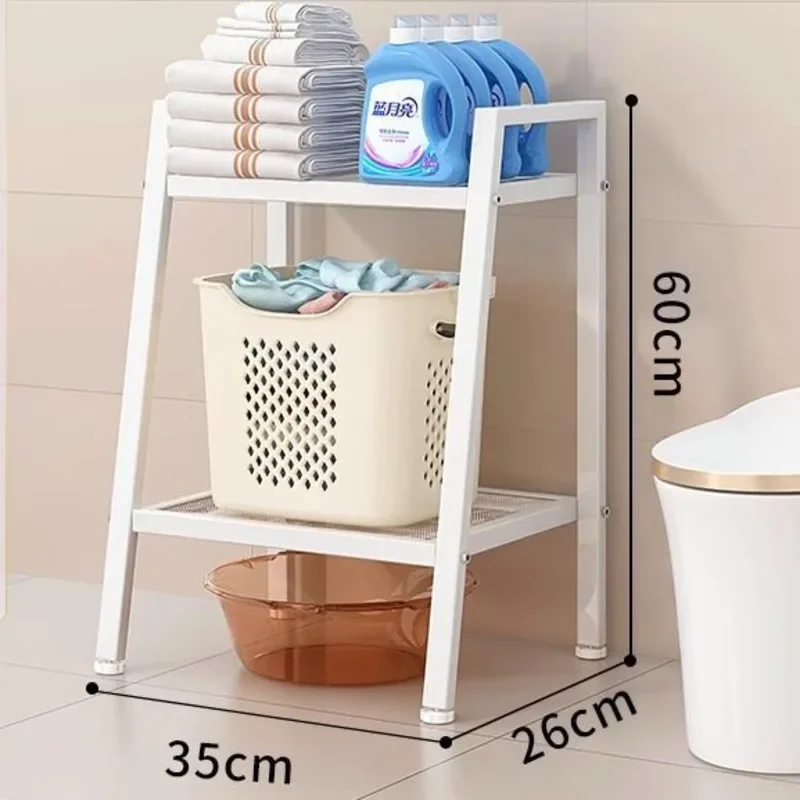 Multi-functional Bathroom Organizer Landing Trapezoidal Wc Accessories Multi-layer Storage Rack Kitchen Vegetable Seasoning Rack