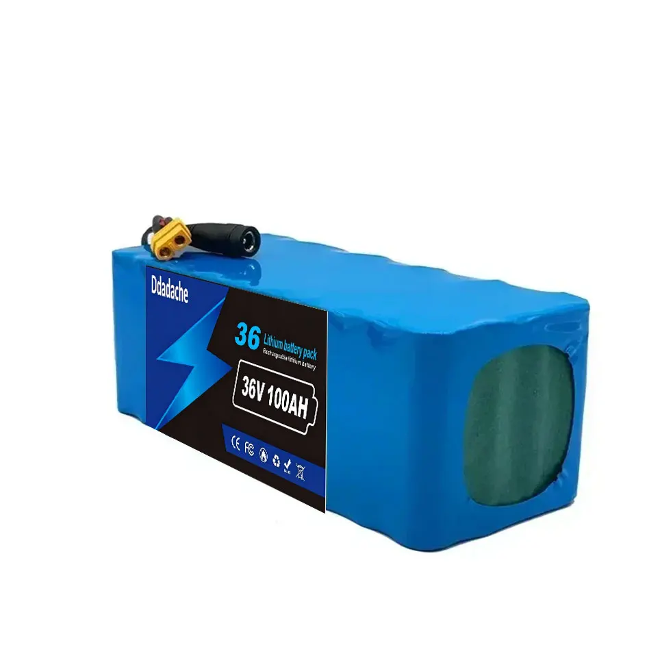 Neuer 36V 100Ah 1000W 10S4P DC/T Lithium-Ionen-Akku 100Ah für 42V mit BMS – Detail 2