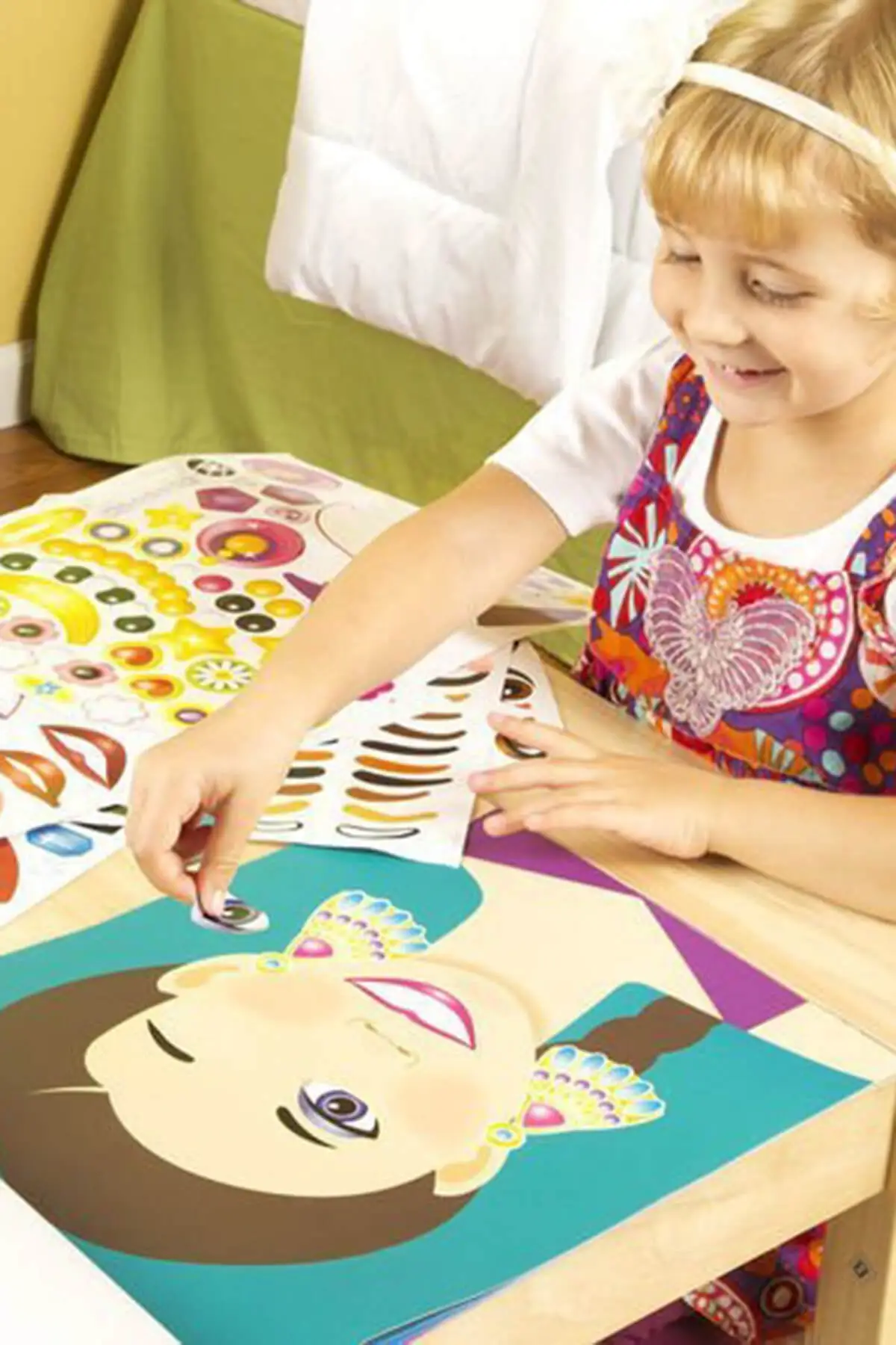 Libro de pegatinas laterales/