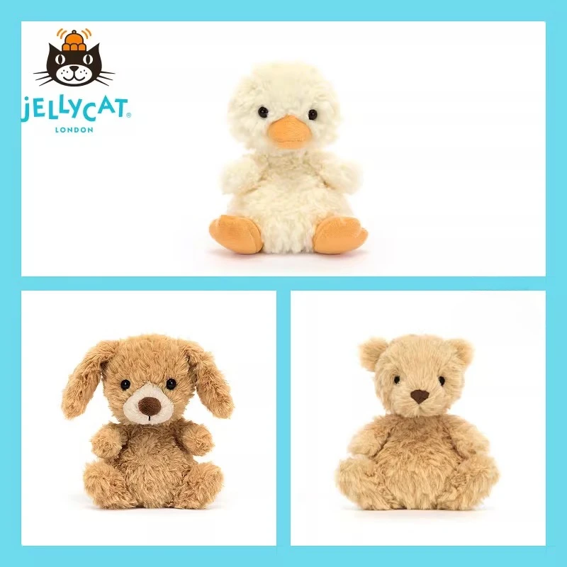 

Мягкие плюшевые игрушки Jellycat (Великобритания): утёнок, щенок, мишка. Милые обнимашки, куклы, подарки на день рождения, декор для кровати.