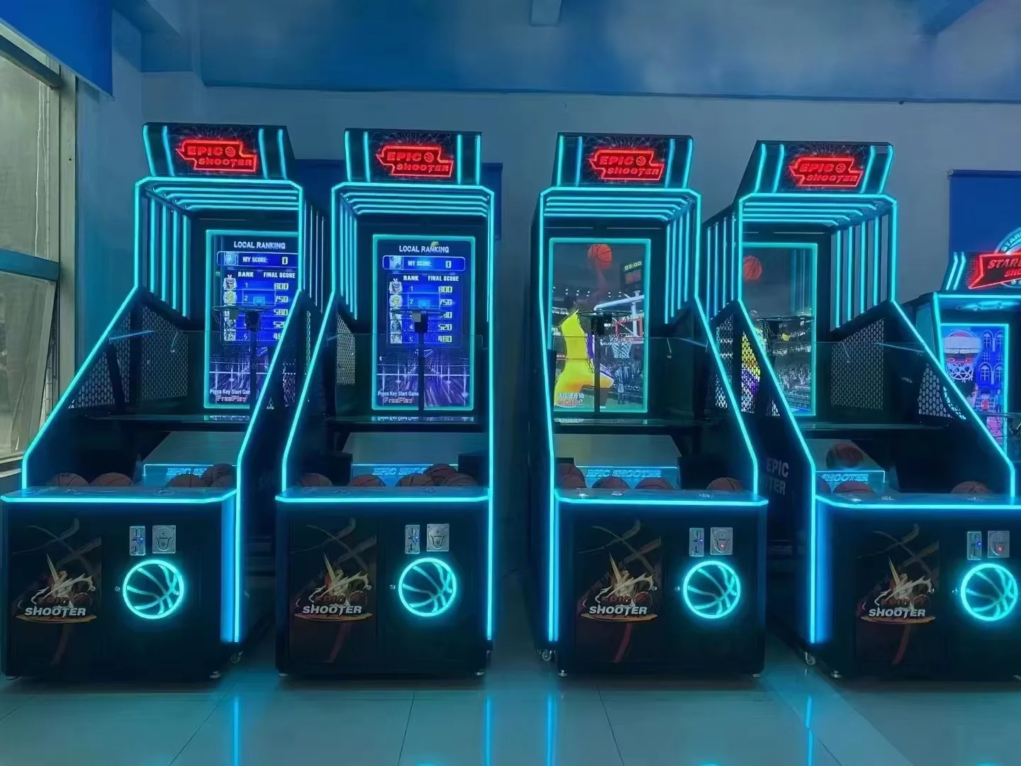 Factory Price Coin Operated Game Arcade Basketball Game Machine Street Basketball with Electronic Scoring for Arcade Game Parkpr