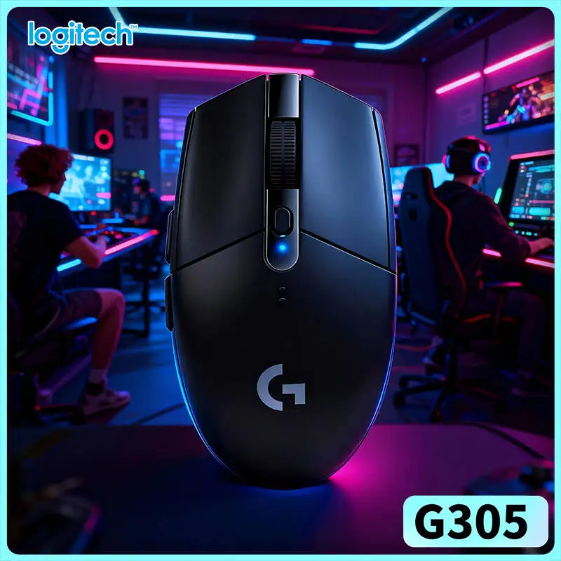 G305 Logitech LIGHTSPEED Mice 6 Configurable Buttons Tactile Button Press Feeling 12000 DPI PC Mac
