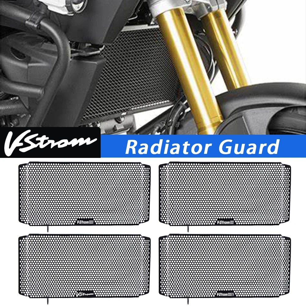 

V-Strom 1000 мотоциклетная защита радиатора, крышка резервуара для воды, охладитель, защитная решетка для Suzuki VSTROM SV Strom VStrom 1000 GTA XT X