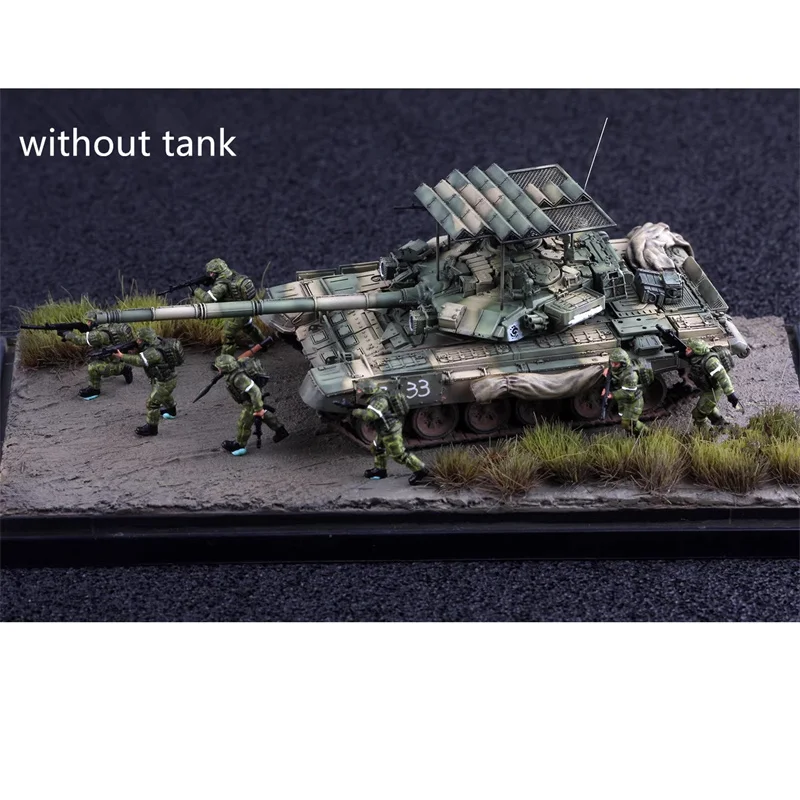 

Масштабная модель 1:72, 7 шт., боевая группа штурмовиков, солдаты, куклы, игрушки, сделай сам, сцены, коллекция аксессуаров, подарки для фанатов