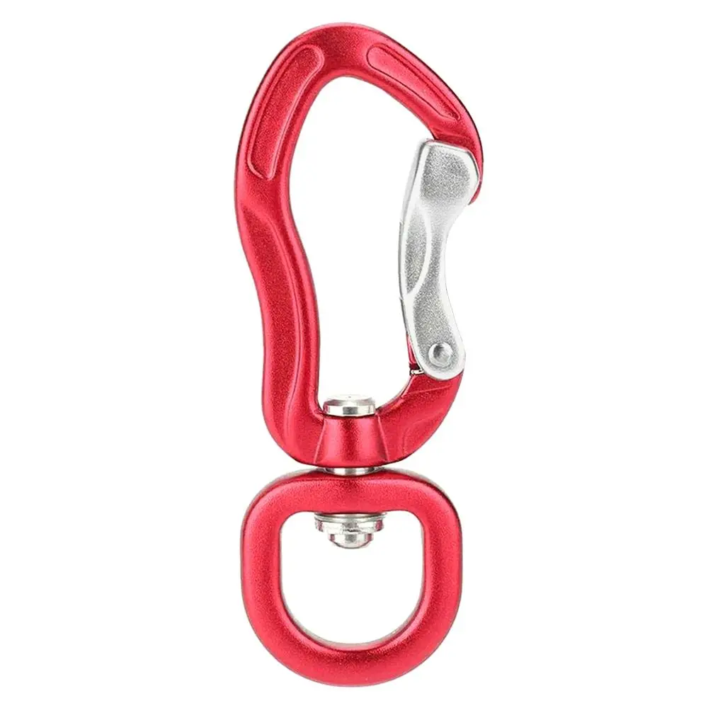 High Quality Professional Carabiner Aluminum D Shape Climbing Key Hooks Security Master Lock Mountaineering Protective Equipment