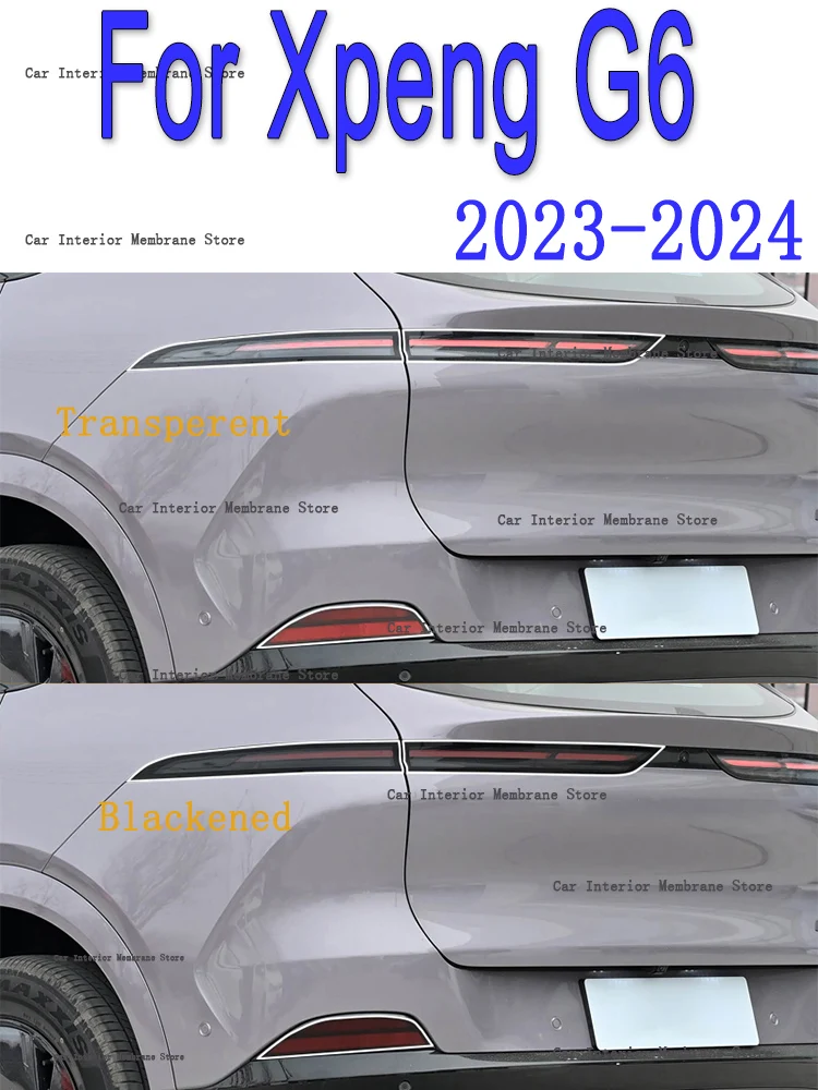 

For Xpeng G6 （ 2023-2024） Car Exterior Headlight Anti-scratch Front Lamp Tint TPU Protective Film Cover Repair Accessories