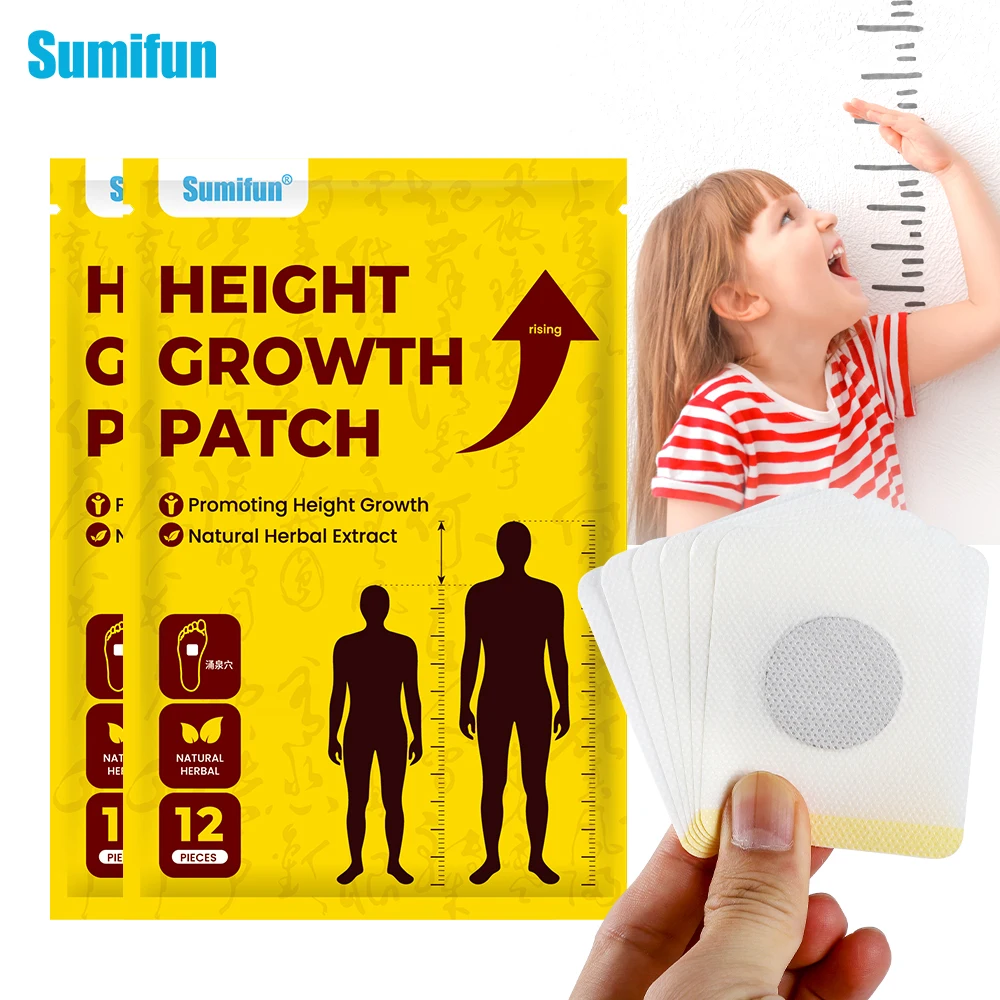 

12/24/36Pcs Sumifun New Height Increase Foot Patch Promote Bone Growth Foot Sticker Body Grow Taller Plaster Health Care Product