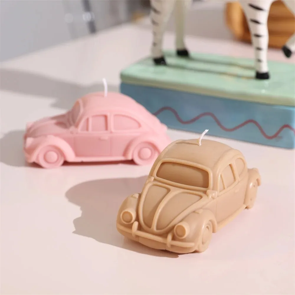 Silicone Mold Bus Car Holder Molds Succulent Planter Casting Mould Flower Pots Concrete Cement Gypsum Mould DIY Making Tool