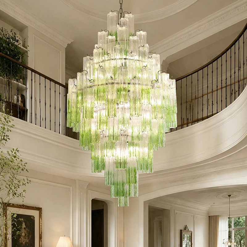 Modern Home Decoration LED Pendant Lamp Indoor Ceiling Hanging Chandelier Lighting Fixture for Staircase Living Room