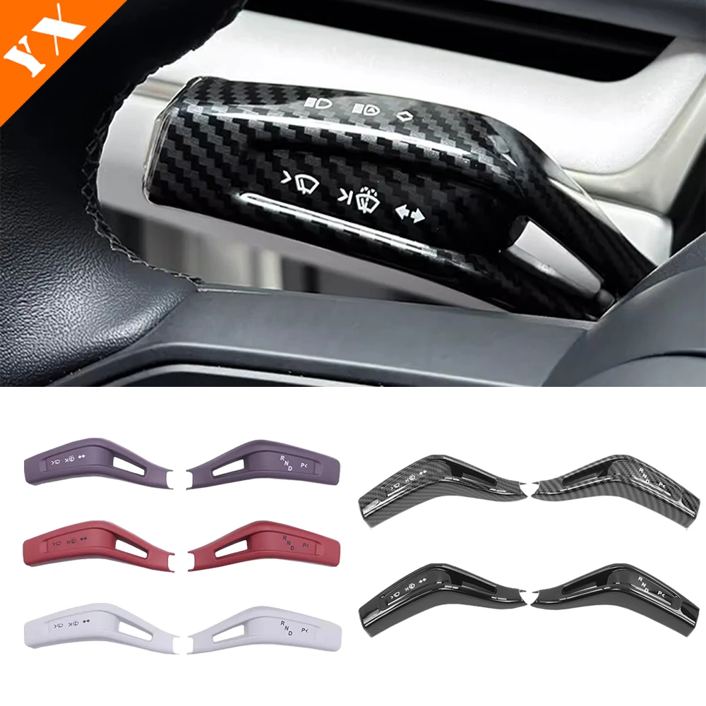 

For xiaomi SU7 Pro MAX Accessories 2024 Red Silver Black Carbon Car Steering Wheel Shift Paddles Decor Sticker Cover Garnish