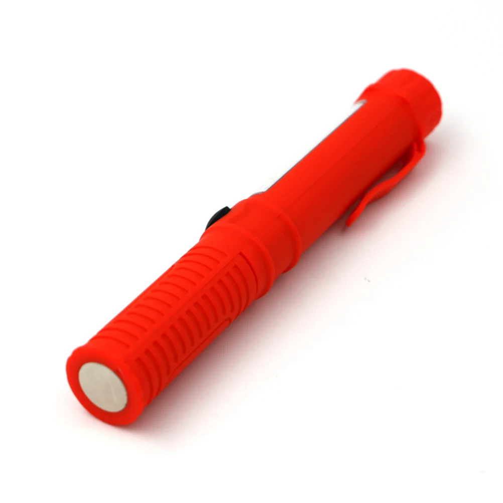 

Multifunction Cob Led Work Light Mini Pen Repair Flashlight Torch Blue 49G Magnetic Clip Compact Pocket Anti Slip Far Near Beam