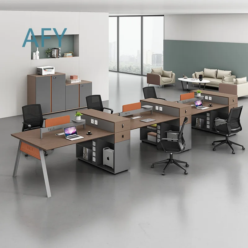 Ergonomic Office Chair for Computer Desk with Adjustable Height and Lumbar Support for Staff Workstation Partition Screen