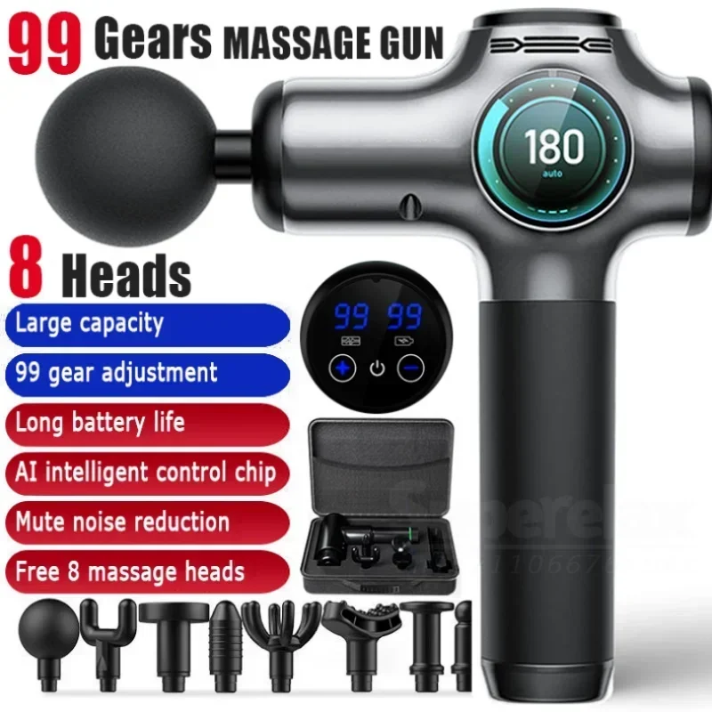 Back Neck Massager Muscle Massagers Gun Fascia Vibrator Massage Guns Relaxation Treatment Masajeador Massager for Body Neuk