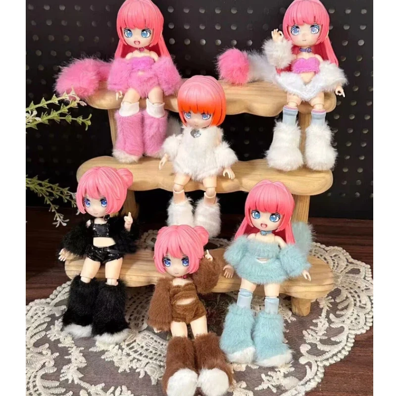In Stock Cat Island Wonderland Series 1/12 Mjd Bjd Articulated Doll Blind Box Desktop Decor Surprise Mystery Box Birthday Gift