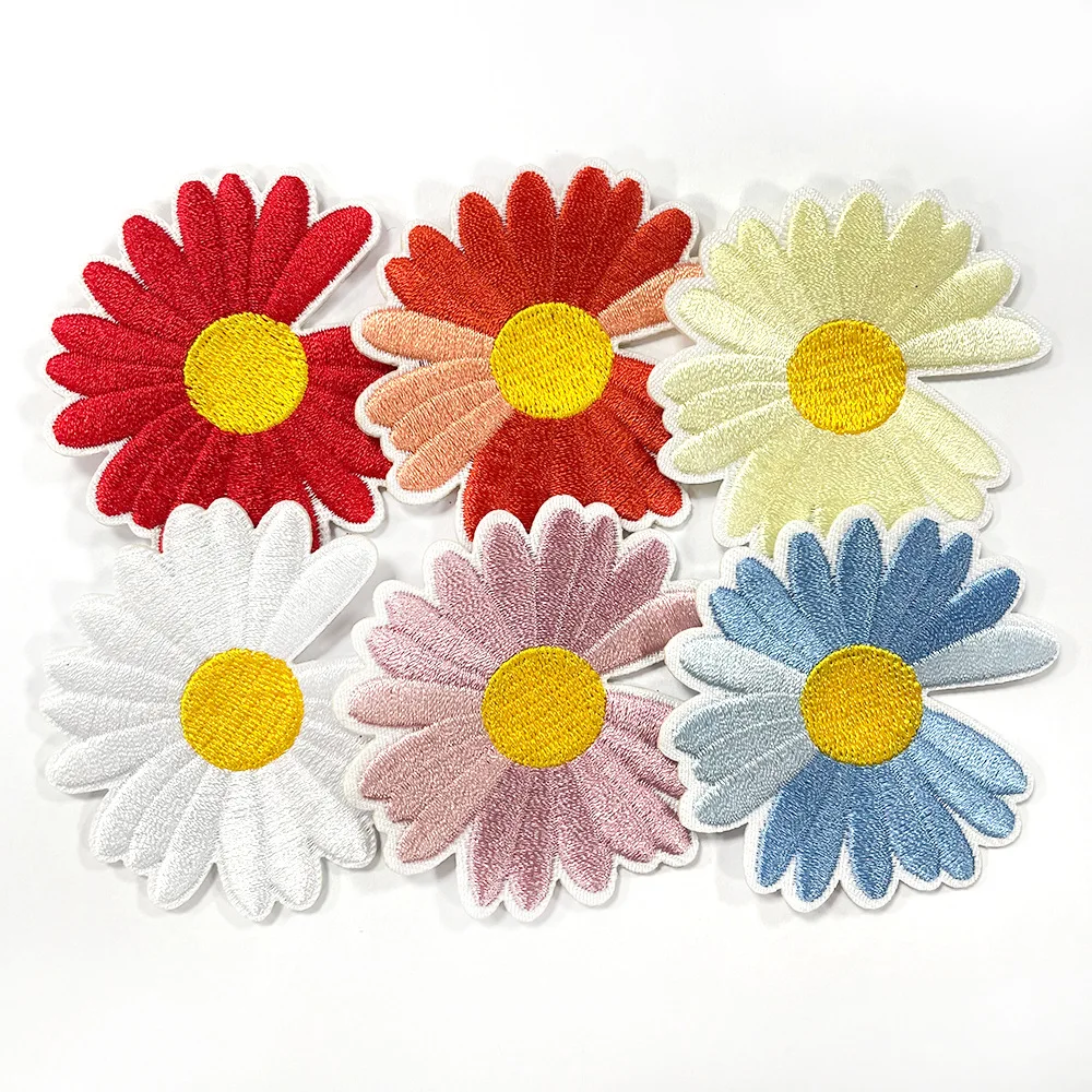 

Embroidery Boutique Sunflower Flower Cloth Sticker Adhesive Ironing DIY Patch Decoration