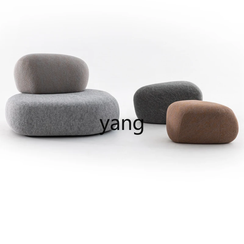 Yhl Hair Module Units Shaped Large and Small Apartment Type Moroso Rock Design Curved Stone Sofa