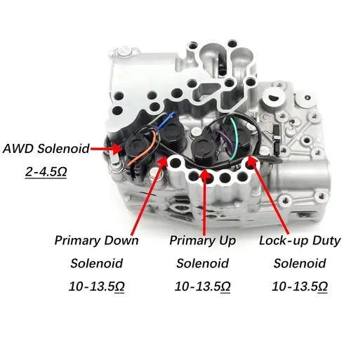 Imagen 2 del producto TRANSPEED 31825-AA050 TR580 TR690 Convertidor de par de solenoide Bloqueo Solenoide de control de presión AWD 3.7Ω 12.2Ω-13.2Ω para Subaru