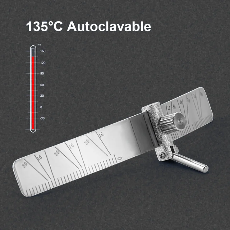 Dental Implant Locating Guide Surgical Planting Positioning Locator Angle Ruler Guage Autoclavable