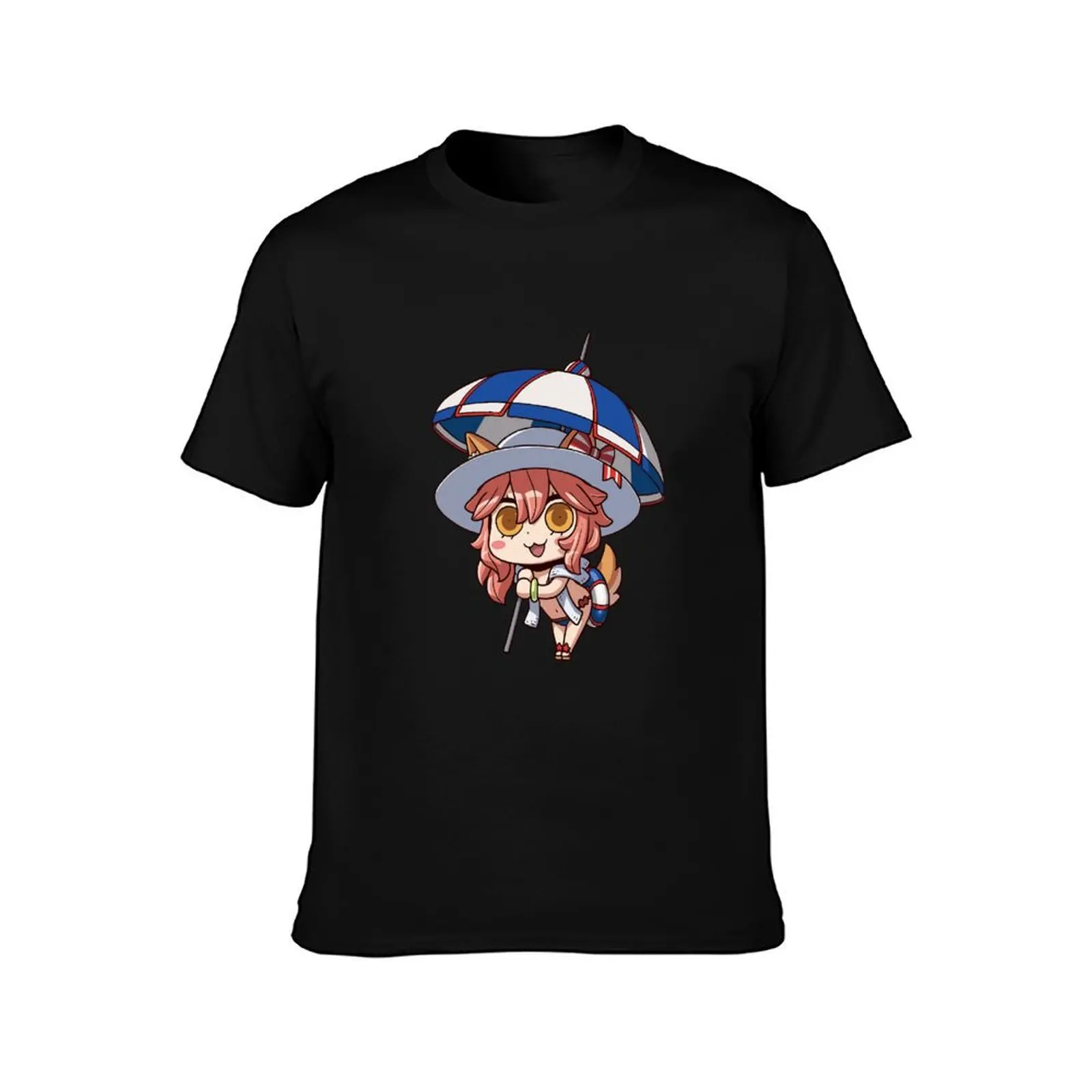 Tamamo no Mae (Lancer) - Summer T-Shirt Breathable Basic Cotton T-Shirt