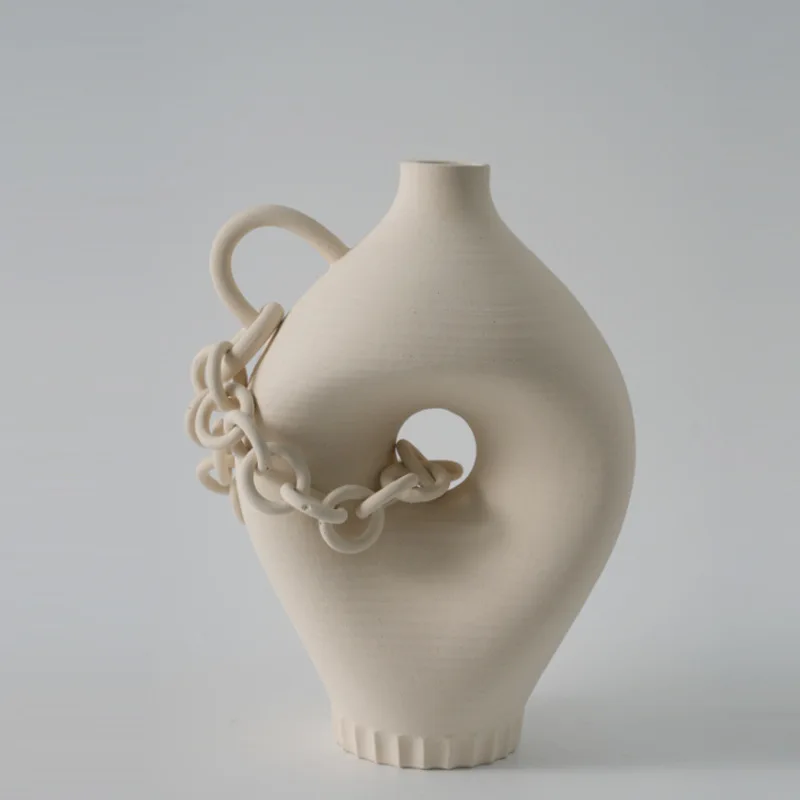 Ornamento de vaso de cerâmica