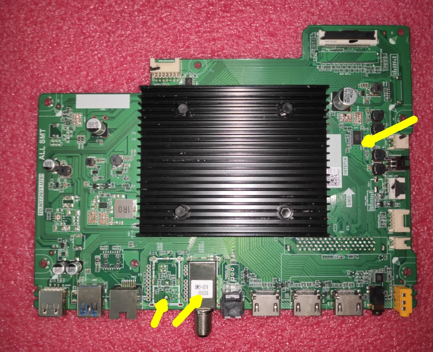 

TD.NT72671.U781 INT671A 02t-maant72671-ca04 LED TV motherboard tested well Physical photo,
