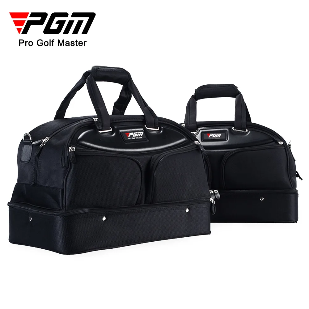 PGM Golf Clothing Bag Men's Portable Ball, Nylon Double Layer Large Capacity Sports Backpack