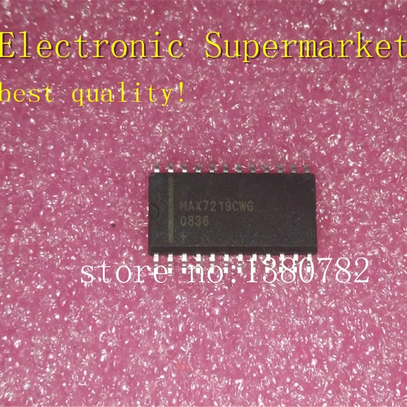 Free Shipping 50pcs/lots MAX7219CWG MAX7219 SOP-24 New original IC In stock!