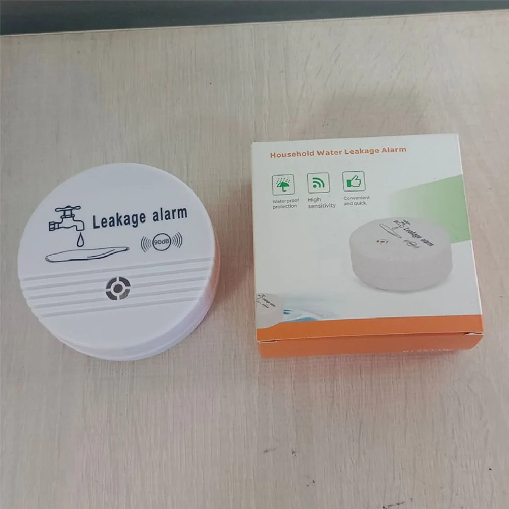 2 قطعة إنذار تسرب المياه صوت عال للمطبخ غرفة الغسيل الطابق السفلي الحمام تجاوز حماية المنزل الرطوبة الاستشعار #2
