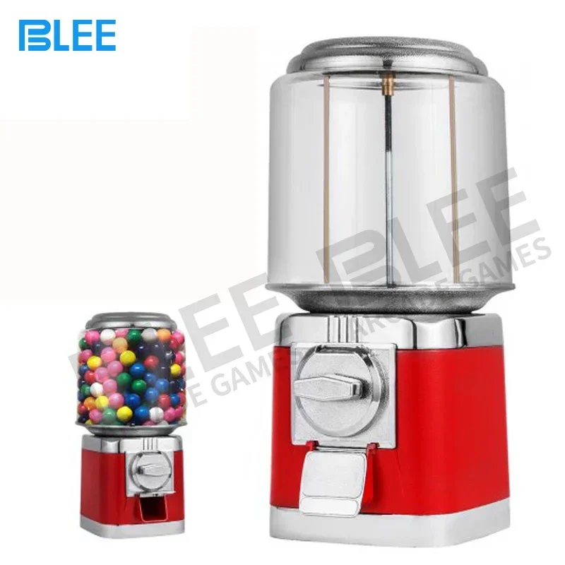 Gum ball Machine with Candy Capacity Dispenser  gift Red Candy Vending Machine for Home use Business