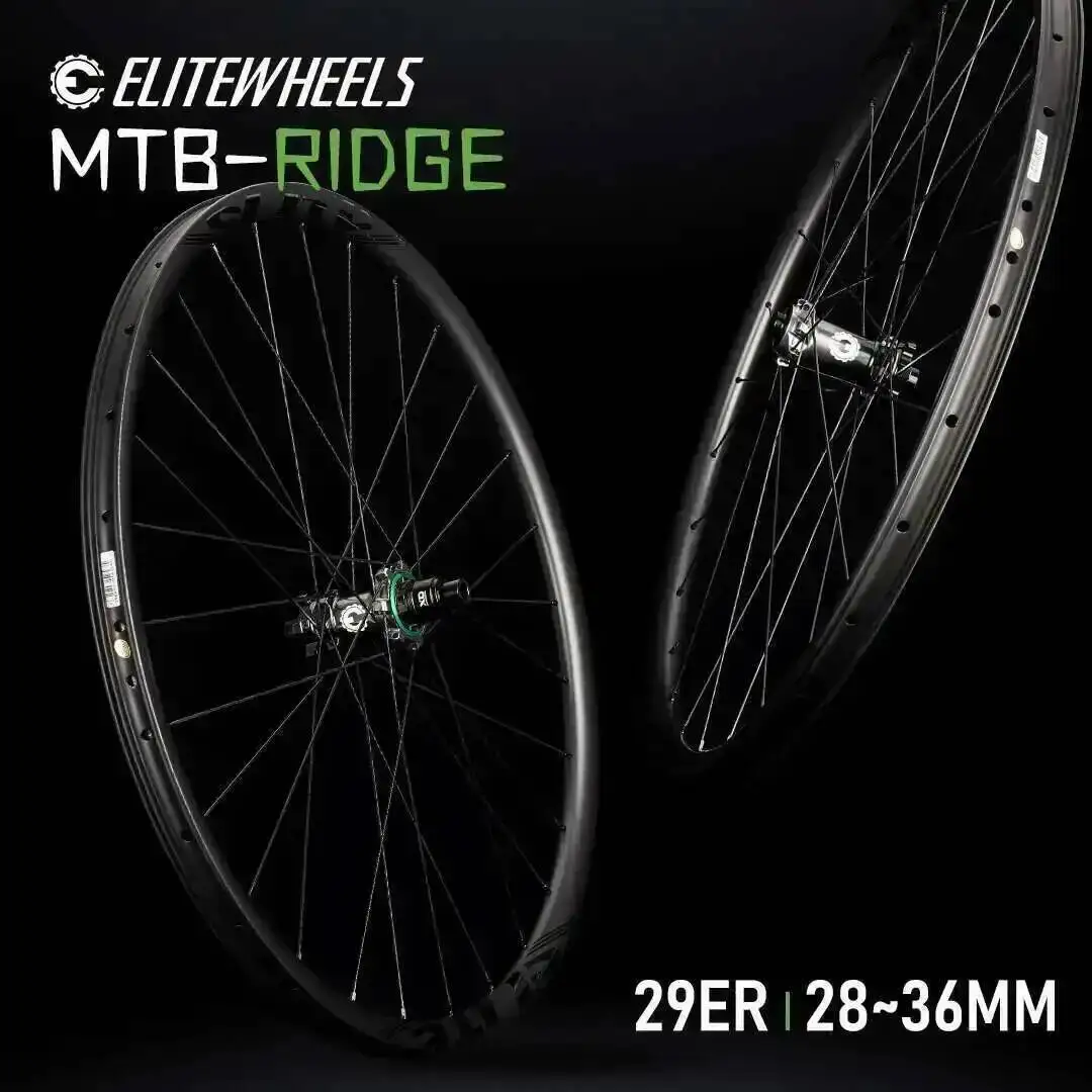 

ELITEWHEELS RIDGE 29er MTB Pillar 1423 Spoke Carbon Wheelset M16 Ratchet System 8 Pawls 80T/320POE M16 boost Hub