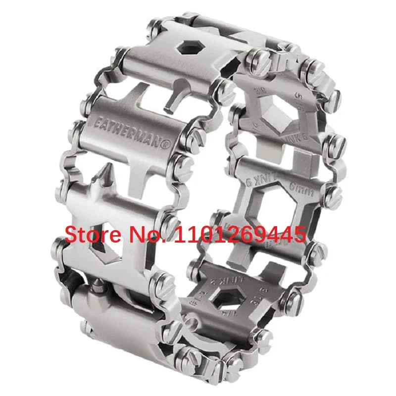 Imagem -02 - Pulseira de Ferramentas Multifuncional para Homens Equipamento ao ar Livre Acessórios de Sobrevivência Aplicável a