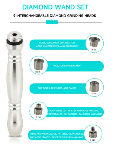 MEISIKANG Microdermabrasion Diamond Tip Water Peeling Face Deep Cleaning Vacuum Acne Blackhead Remover Dermabrasion Machine 9 best sales dermabrasion - №8