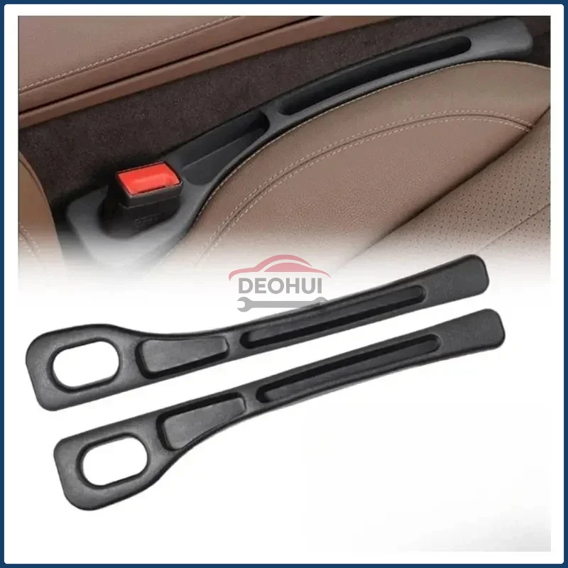 CSDOH 2Pcs Pengisi Celah Jok Mobil Kotak Penyimpanan Celah Antar Jok Tas Organizer Konsol Dekorasi Interior Aksesoris Mobil