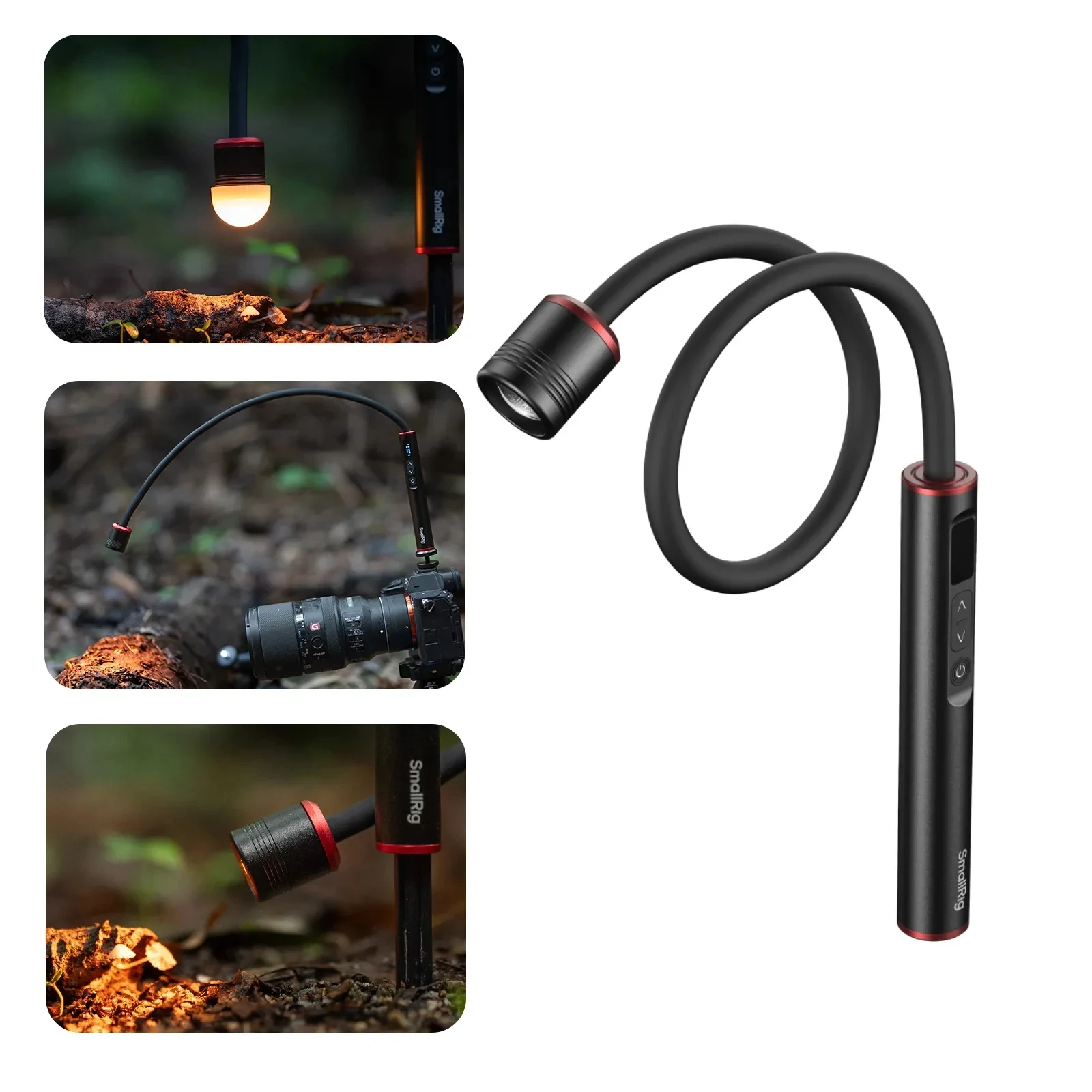 Smallrig RM 01B Mini Makro-Fotografie LED-Licht IP54 Staub-/Wasserbeständig 800mAh Akku für Ununterbrochene Außenaufnahmen