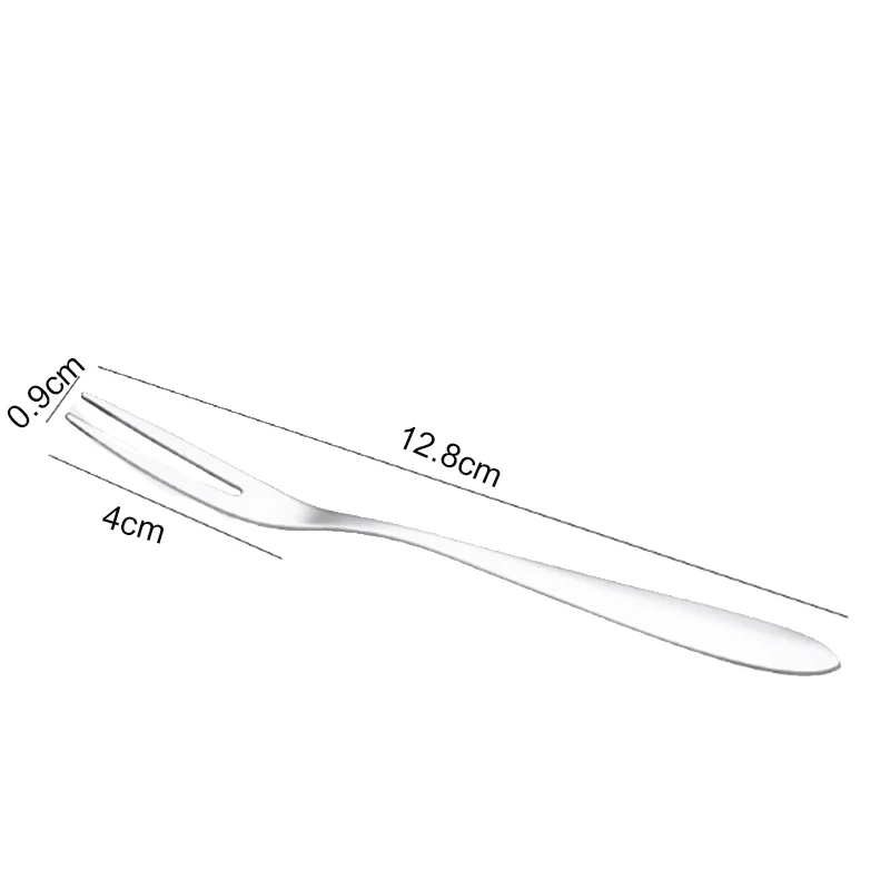 12 шт. вилки для десерта, 5,1-дюймовая мини-вилка для салата и фруктов из нержавеющей стали, дегустационные вилки, вилка для коктейлей GSY