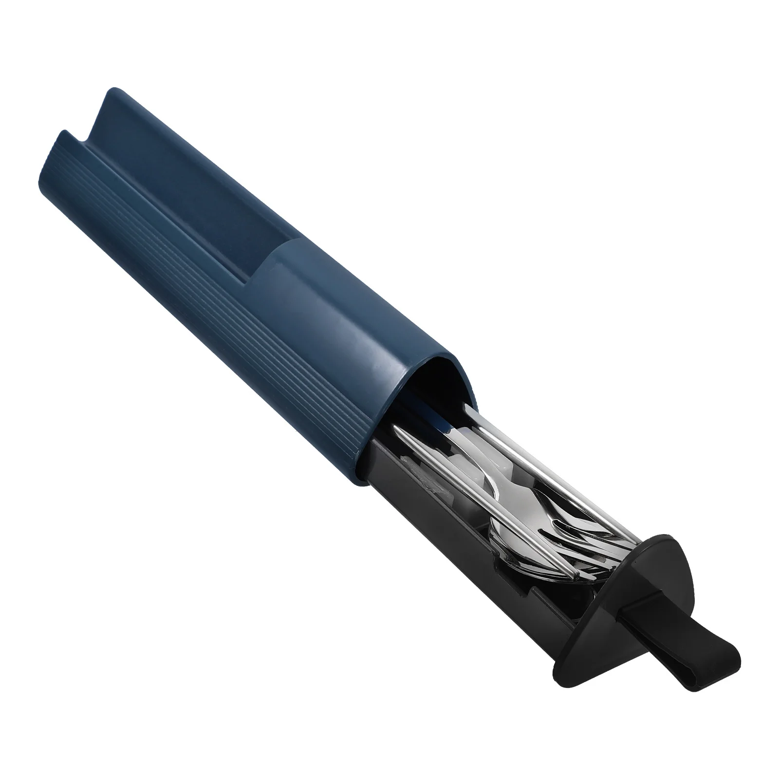 

1Set Reusable Cutlery Set with Case Portable Silverware Stainless Steel Fork Spoon Chopsticks for Travel Camping Outdoor Dining