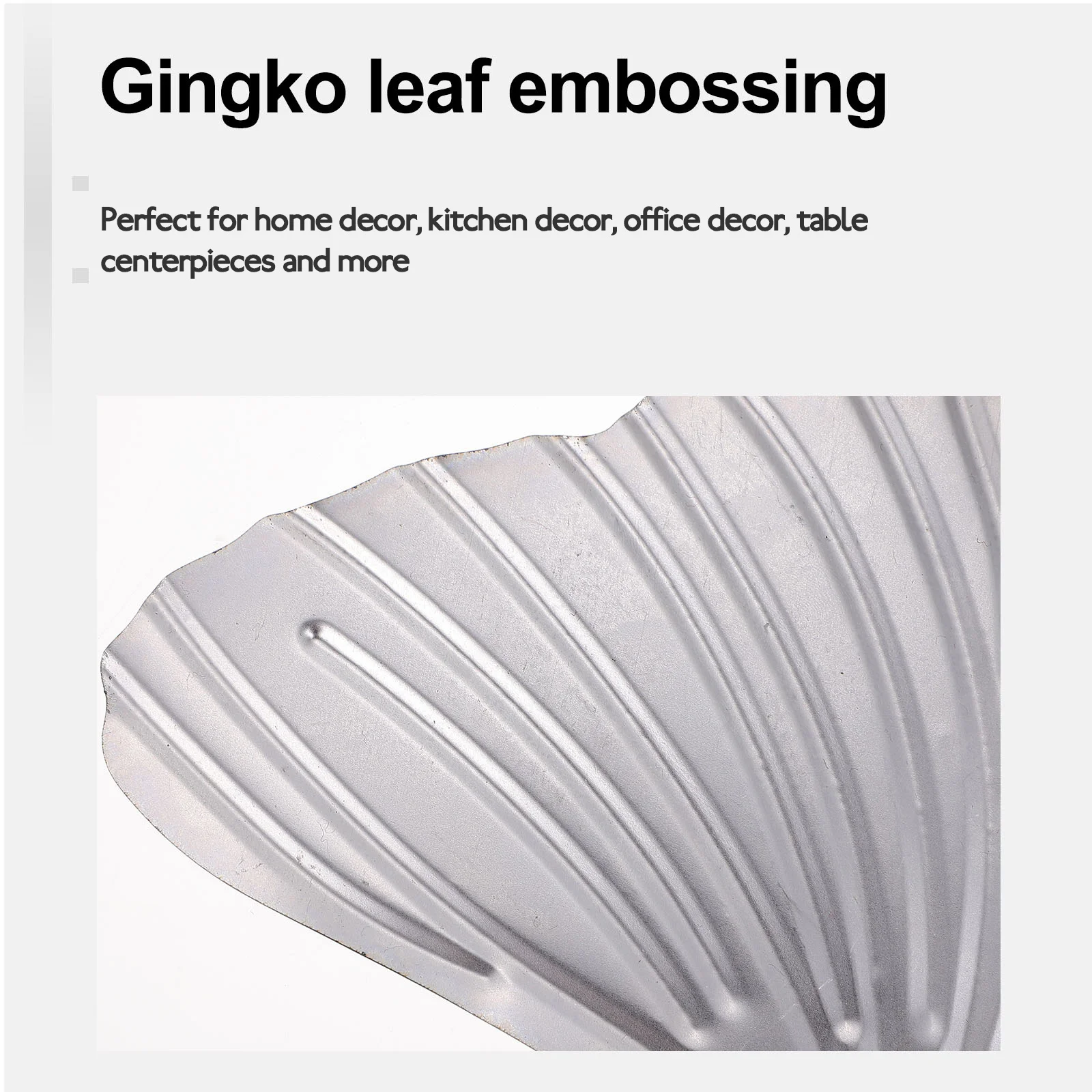 2 قطعة أوراق الجنكة الحديد الديكور غرامة الحرفية قوي عرض مكتب لغرفة المعيشة غرفة نوم الرف جمع #4